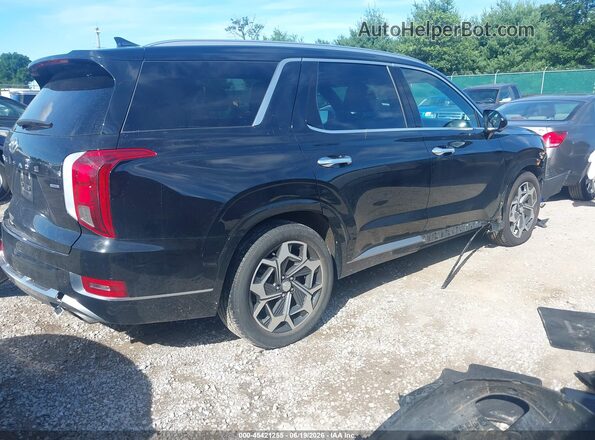 KM8R7DHE2MU325687 2021 HYUNDAI PALISADE Black უკანა მარჯვენა