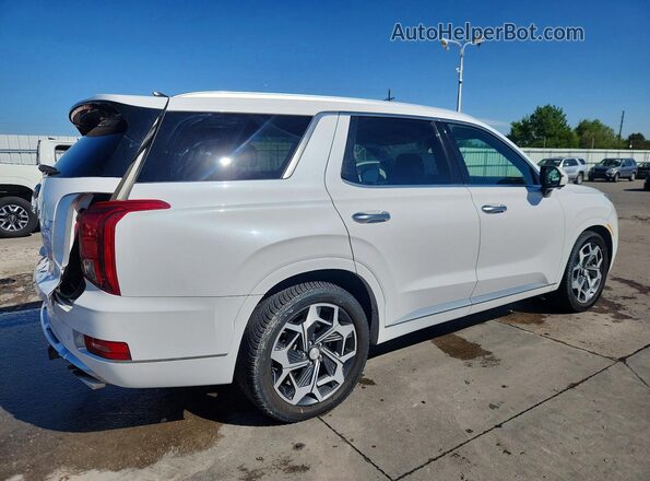 KM8R7DHE3MU192387 2021 HYUNDAI PALISADE White 
