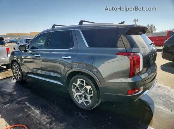 KM8R7DHE3MU329313 2021 HYUNDAI PALISADE Gray Tył lewy