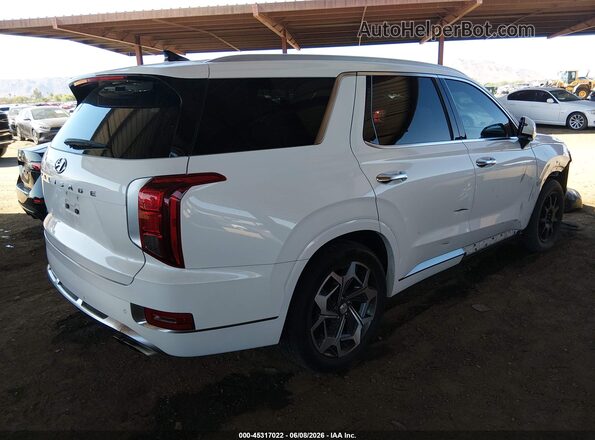 KM8R7DHE3NU370039 2022 HYUNDAI PALISADE Белый Задняя правая четверть