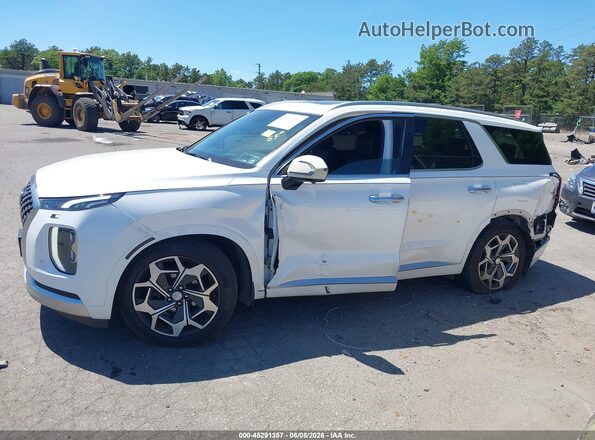 KM8R7DHE4MU264259 2021 HYUNDAI PALISADE White Դիմացի տեսք