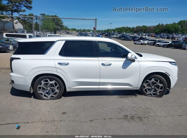 KM8R7DHE4MU264259 2021 HYUNDAI PALISADE White Սալոնի հետևի տեսք