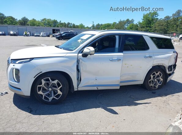 KM8R7DHE4MU264259 2021 HYUNDAI PALISADE White Սալոնի 360 աստիճան տեսք