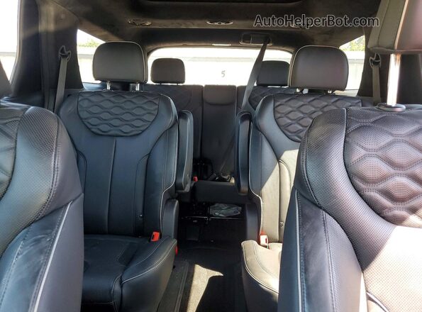 KM8R7DHE4NU454757 2022 HYUNDAI PALISADE Gray Widok tylnych siedzeń