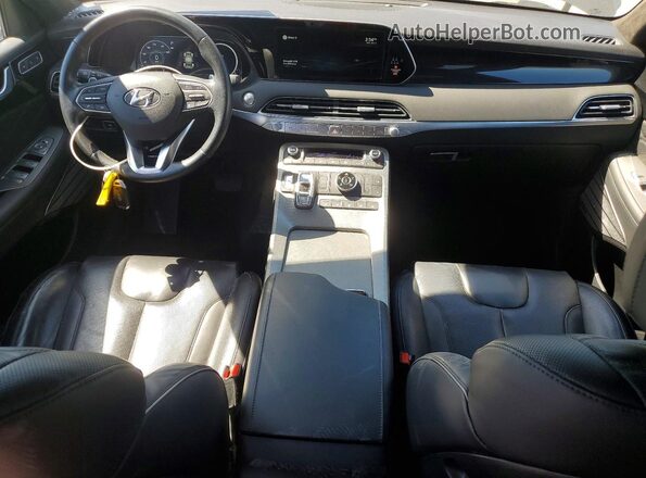 KM8R7DHE4NU454757 2022 HYUNDAI PALISADE Gray Widok deski rozdzielczej