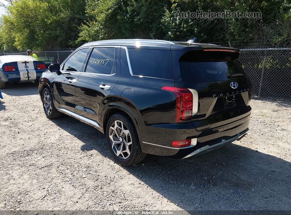 KM8R7DHE6MU195073 2021 HYUNDAI PALISADE Черный Задняя левая четверть