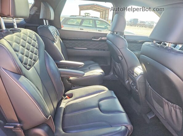 KM8R7DHE6NU442304 2022 HYUNDAI PALISADE Silver Widok wnętrza z tyłu