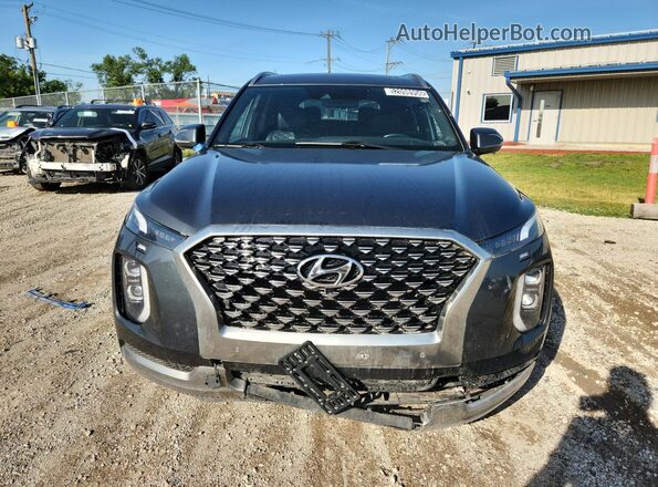 KM8R7DHE7NU407531 2022 HYUNDAI PALISADE Gray Widok wnętrza 360 stopni