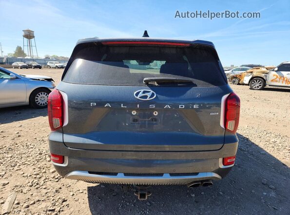 KM8R7DHE7NU407531 2022 HYUNDAI PALISADE Gray Widok z tyłu
