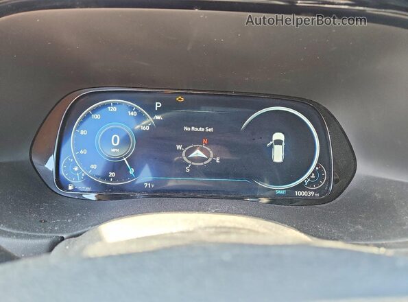 KM8R7DHE7NU407531 2022 HYUNDAI PALISADE Gray Widok zestawu wskaźników