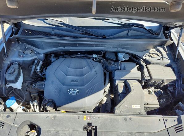 KM8R7DHE7NU407531 2022 HYUNDAI PALISADE Gray Widok komory silnika