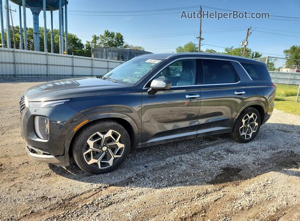 KM8R7DHE7NU407531 2022 HYUNDAI PALISADE Gray 