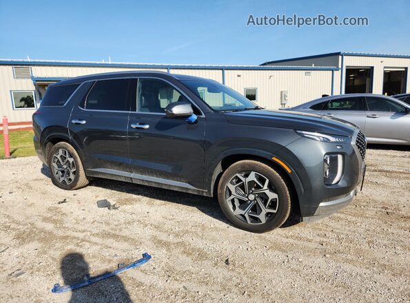 KM8R7DHE7NU407531 2022 HYUNDAI PALISADE Gray 