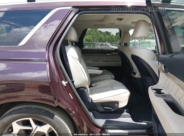 KM8R7DHE8MU289164 2021 HYUNDAI PALISADE Burgundy VIN sticker view