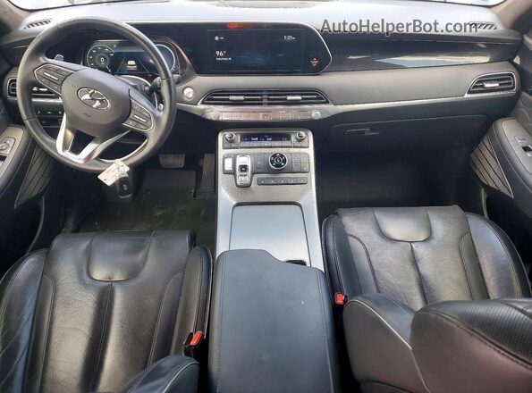 KM8R7DHE9MU328649 2021 HYUNDAI PALISADE Gray Առջևի վահանակի տեսք
