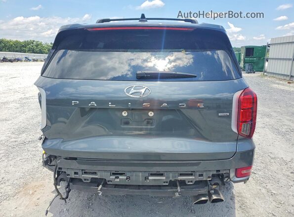 KM8R7DHE9MU328649 2021 HYUNDAI PALISADE Gray Հետևի տեսք
