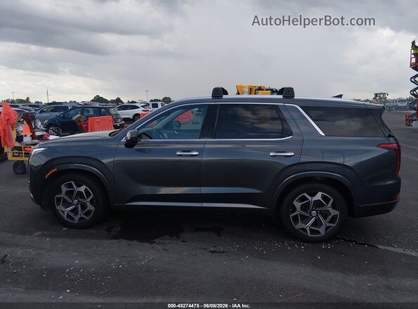 KM8R7DHEXNU392944 2022 HYUNDAI PALISADE Gray Панорамний вид салону 360°