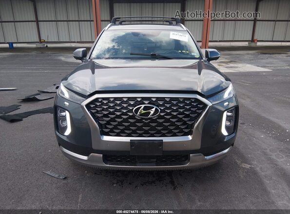 KM8R7DHEXNU392944 2022 HYUNDAI PALISADE Gray Вид щитка приладів
