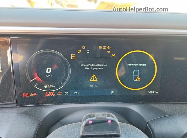KM8RG5S2XTU045969 2026 HYUNDAI PALISADE Black Вид щитка приладів