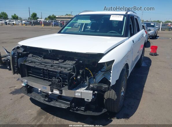 KM8RH5SAXTU057219 2026 HYUNDAI PALISADE HEV White წინა მარცხენა ხედი სამი მეოთხედიდან