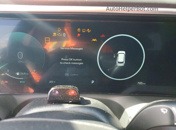 KM8RL5SA2TU078242 2026 HYUNDAI PALISADE Blue Vista del cuadro de instrumentos