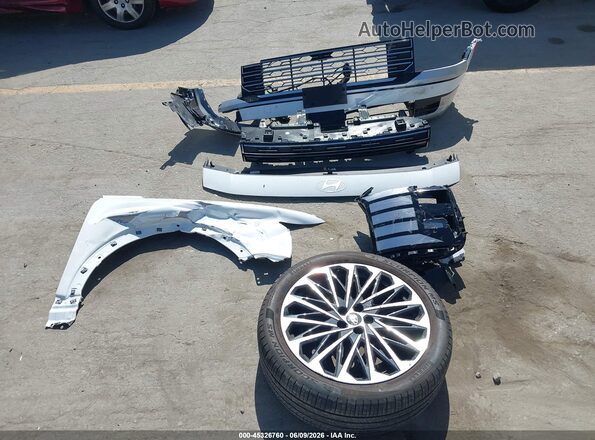 KM8RMES23TU038449 2026 HYUNDAI PALISADE White Widok zestawu wskaźników
