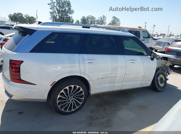 KM8RMES23TU038449 2026 HYUNDAI PALISADE White Widok wnętrza 360 stopni