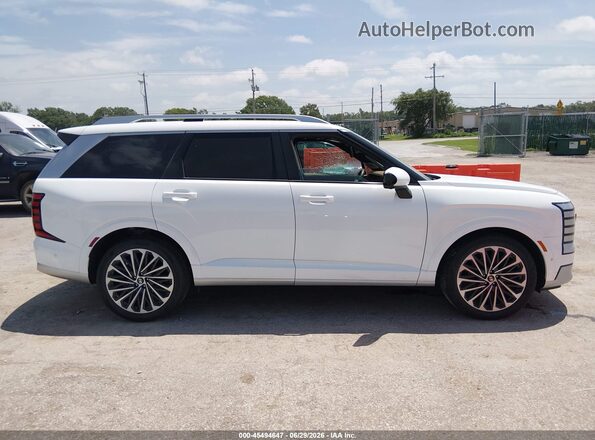 KM8RMES24TU021272 2026 HYUNDAI PALISADE White Widok wnętrza z tyłu