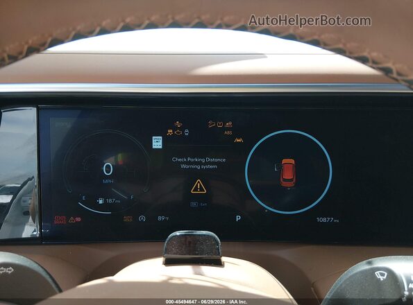 KM8RMES24TU021272 2026 HYUNDAI PALISADE White Widok tylnych siedzeń