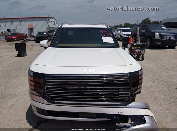 KM8RMES24TU021272 2026 HYUNDAI PALISADE White Widok zestawu wskaźników