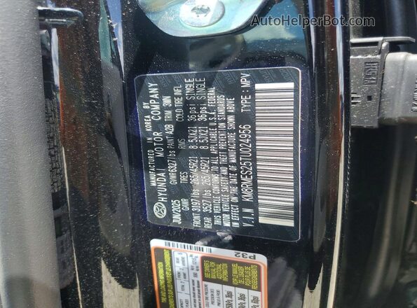 KM8RMES25TU024956 2026 HYUNDAI PALISADE Black Widok komory silnika