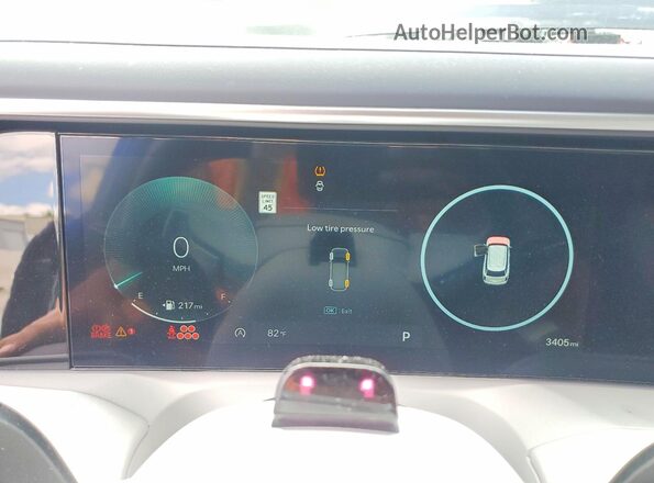KM8RMES25TU024956 2026 HYUNDAI PALISADE Black Widok zestawu wskaźników