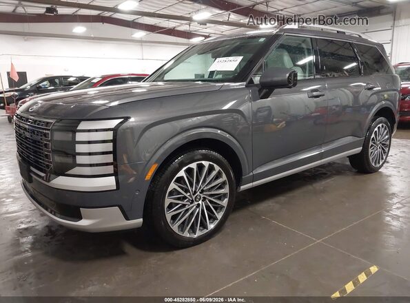 KM8RMES2XTU025164 2026 HYUNDAI PALISADE Gray Առջևի ձախ երեք քառորդ տեսարան