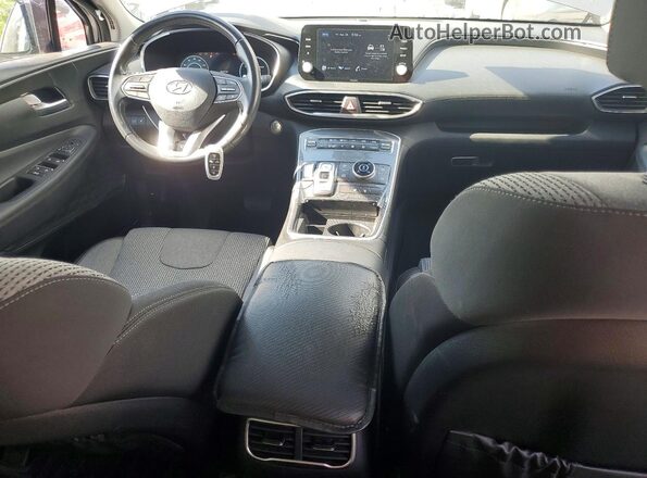 KM8S2DA12MU006166 2021 HYUNDAI SANTA Gray Dashboard view
