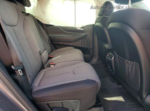 KM8S2DA12MU006166 2021 HYUNDAI SANTA Gray Rear interior view