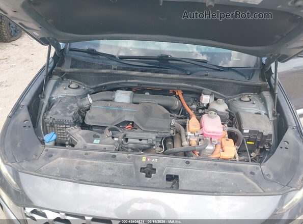 KM8S2DA12NU058057 2022 HYUNDAI SANTA FE HYBRID Gray Вид ззаду