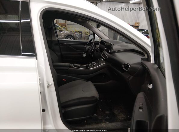 KM8S2DA13MU010484 2021 HYUNDAI SANTA FE HYBRID White Вид салону спереду