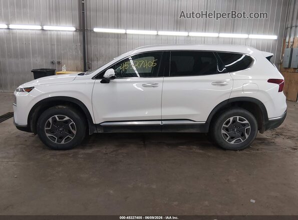KM8S2DA13MU010484 2021 HYUNDAI SANTA FE HYBRID White 