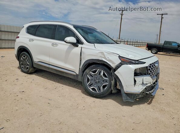 KM8S5DA10NU047761 2022 HYUNDAI SANTA White Delantero derecho
