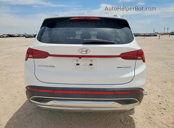 KM8S5DA10NU047761 2022 HYUNDAI SANTA White Vista trasera