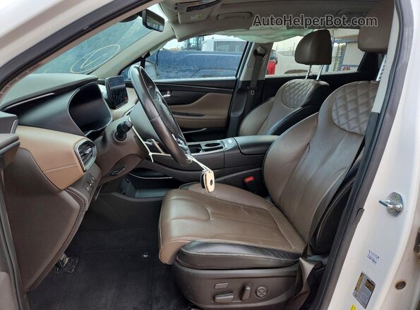KM8S5DA10NU047761 2022 HYUNDAI SANTA White Vista interior delantera