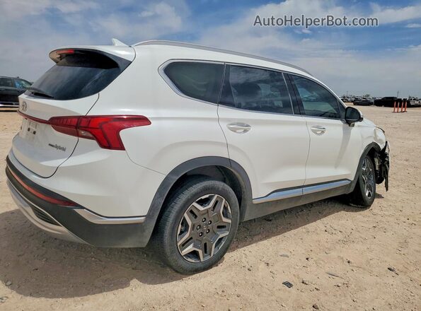 KM8S5DA10NU047761 2022 HYUNDAI SANTA White Trasero derecho