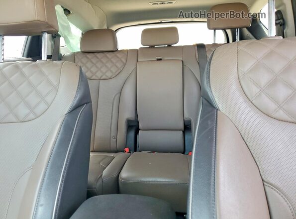 KM8S5DA10NU047761 2022 HYUNDAI SANTA White Vista de los asientos traseros