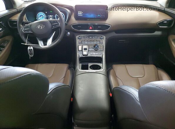 KM8S5DA10NU053320 2022 HYUNDAI SANTA Gray Vista del salpicadero