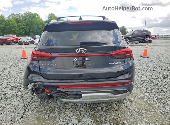 KM8S5DA11MU012547 2021 HYUNDAI SANTA Black Widok z tyłu