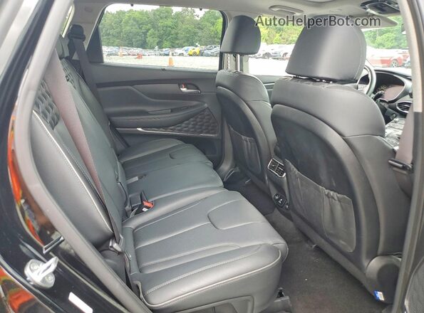 KM8S5DA11MU012547 2021 HYUNDAI SANTA Black Widok wnętrza z tyłu