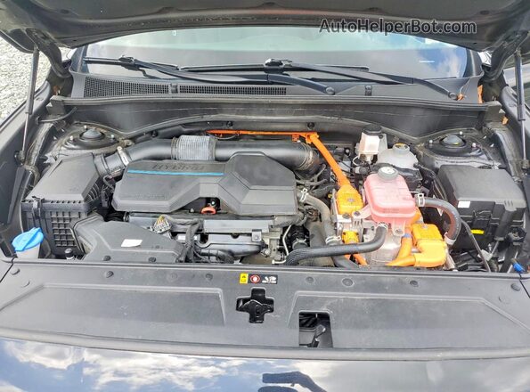 KM8S5DA11MU012547 2021 HYUNDAI SANTA Black Widok komory silnika