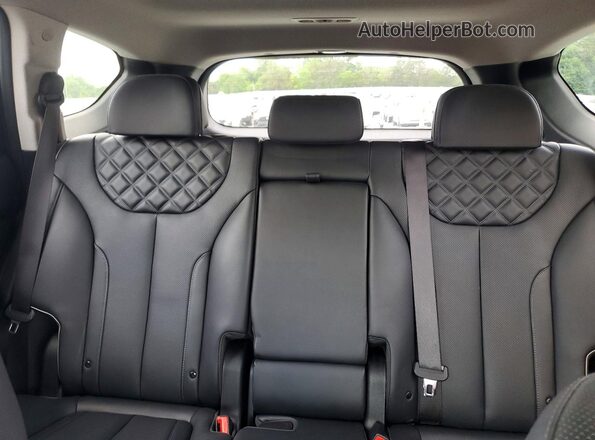 KM8S5DA11MU012547 2021 HYUNDAI SANTA Black Widok tylnych siedzeń