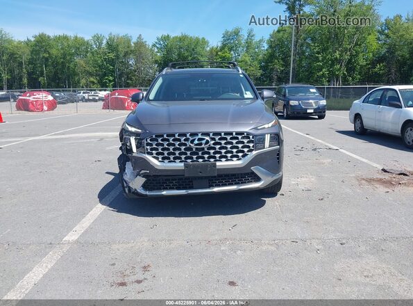 KM8S5DA11NU059529 2022 HYUNDAI SANTA FE HYBRID Gray ხელსაწყოთა პანელის ხედი