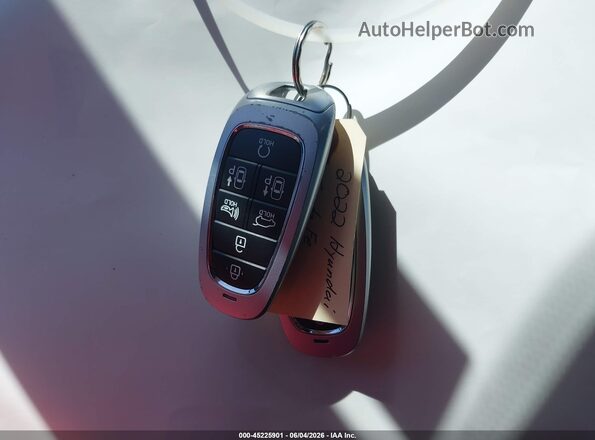KM8S5DA11NU059529 2022 HYUNDAI SANTA FE HYBRID Gray წინა პანელის ხედი
